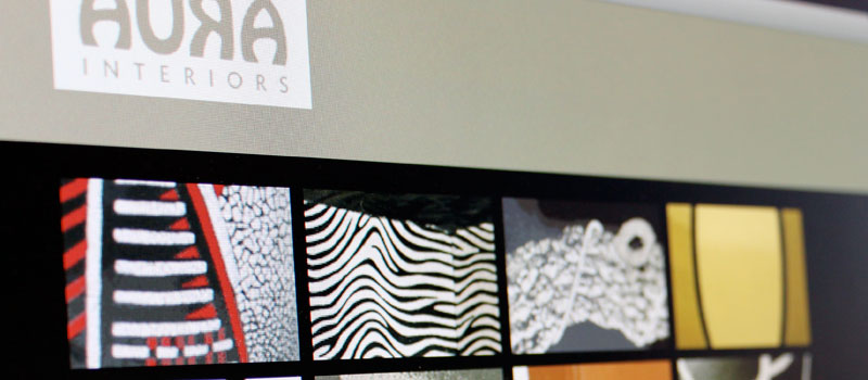 Page from Aura Interiors website