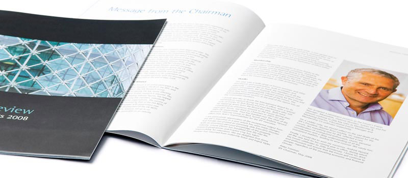 Annual report for property investment company