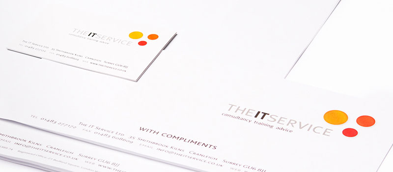 Computer IT support company logo design