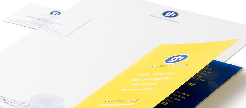 Health therapist stationery design