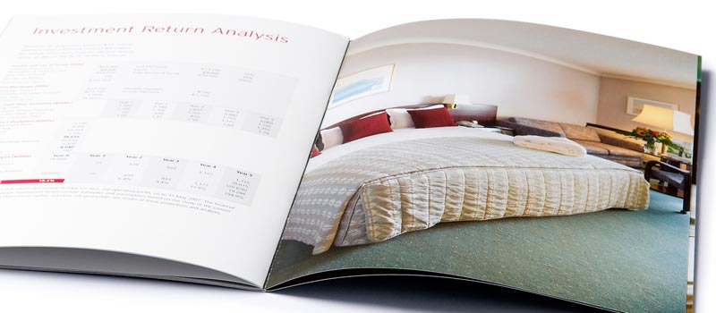 Bedroom photograph for a hotel company