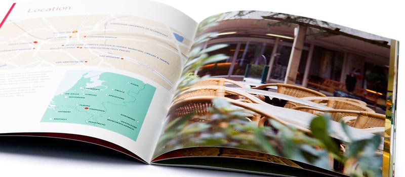 Location map for a hotel company