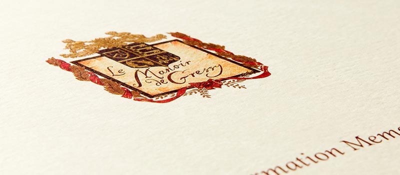 Cover detail for a commercial sales brochure