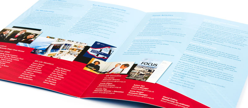 Recruitment brochure for a membership organisation