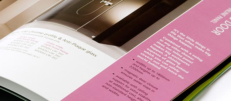 Detail showinf catalogue design
