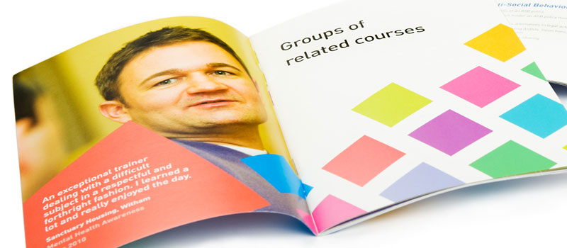 Directory of courses for a training company